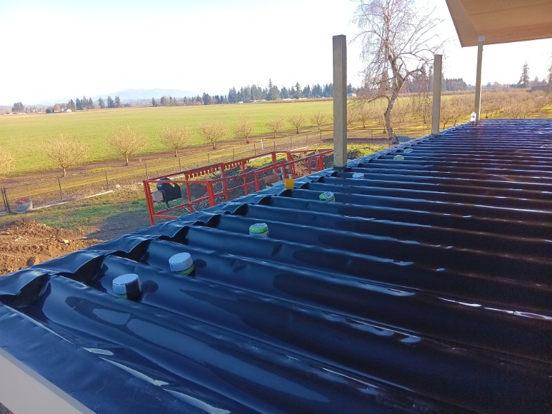 Deck framing with joist waterproofing membrane for wet-weather protection in Keizer, Oregon, built by 360 Custom Construction and vetted by On Top Home Services