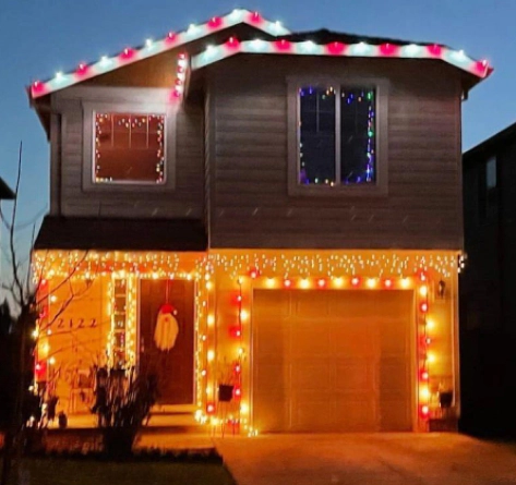 Christmas Light Cost for LED Outdoor Lighting Salem Oregon